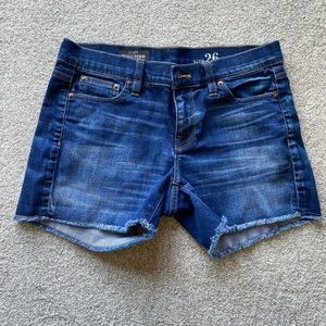 J Crew jean shorts 26